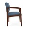 Lesro Lenox Wood Wide Guest Chair Wood Frame, Walnut, MD Titan Upholstery LW1201 - alternate 3